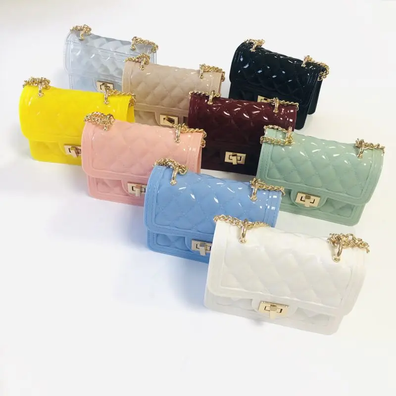 

kids candy jelly purse bags and handbag Small mini purse bag jelly chains girls luxury crossbody bag for women