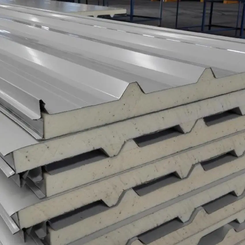 buy 三明治面板屋顶瓷砖,三明治面板预制房屋,预制三明治面板房子