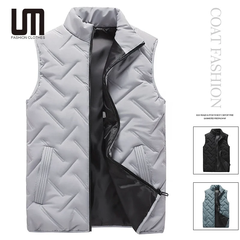 

Liu Ming Cheap Wholesale Autumn Winter 2024 Trending Men s Warm Sleeveless Vest Waistcoat Stand Up Collar Clothing Jackets