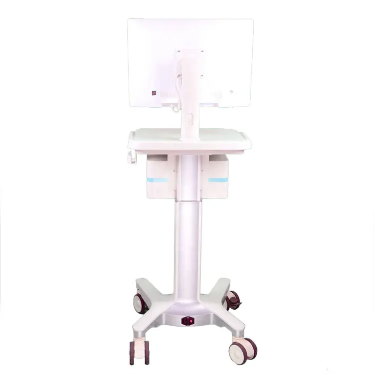 product sonkal rolling laptop cart medical computer trolley hospital medical abs medical trolley-66