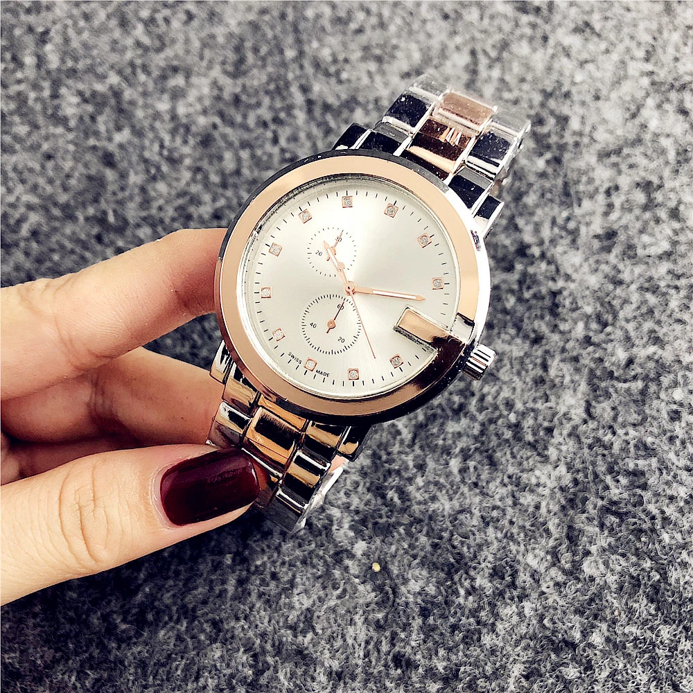 

women top brand alloy quartz wristwatch necklace watch set original men luxury wristwatches brands, Multi colors