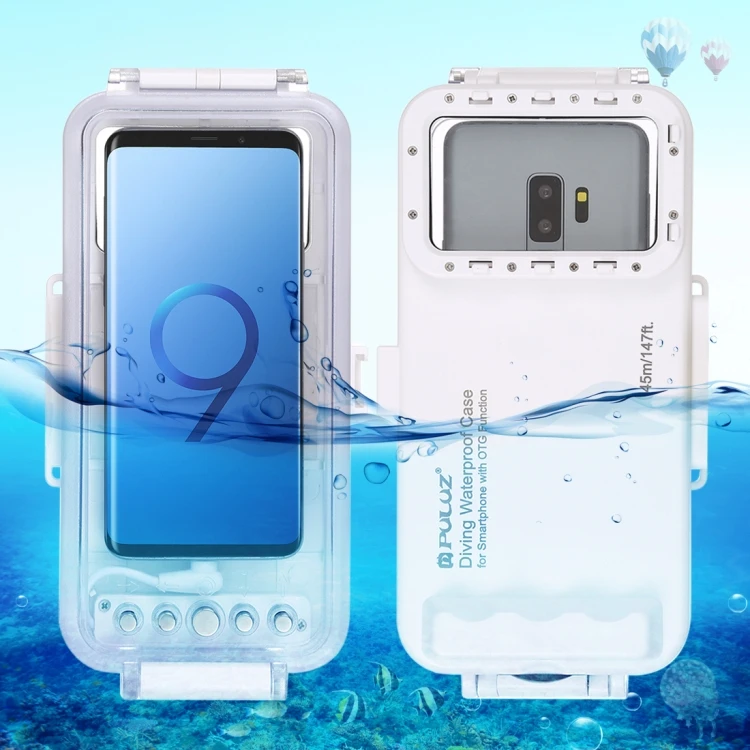 

Best Selling PULUZ 45m/147ft Waterproof Diving Case Photo Video Taking Underwater Housing Cover for Galaxy