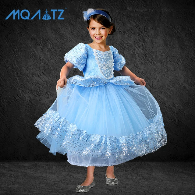 

MQATZ Hot Selling Cinderella Dress Girls Dress Girls Fairy Tale Frocks