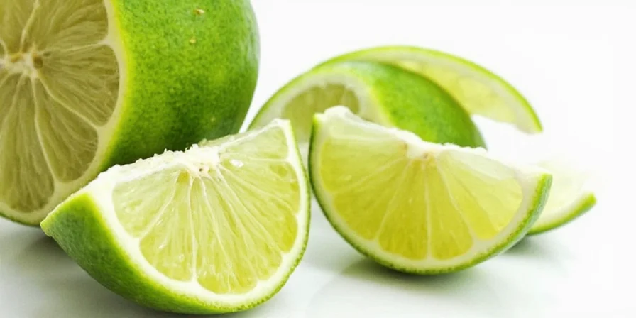 Close-up of fresh lime zest