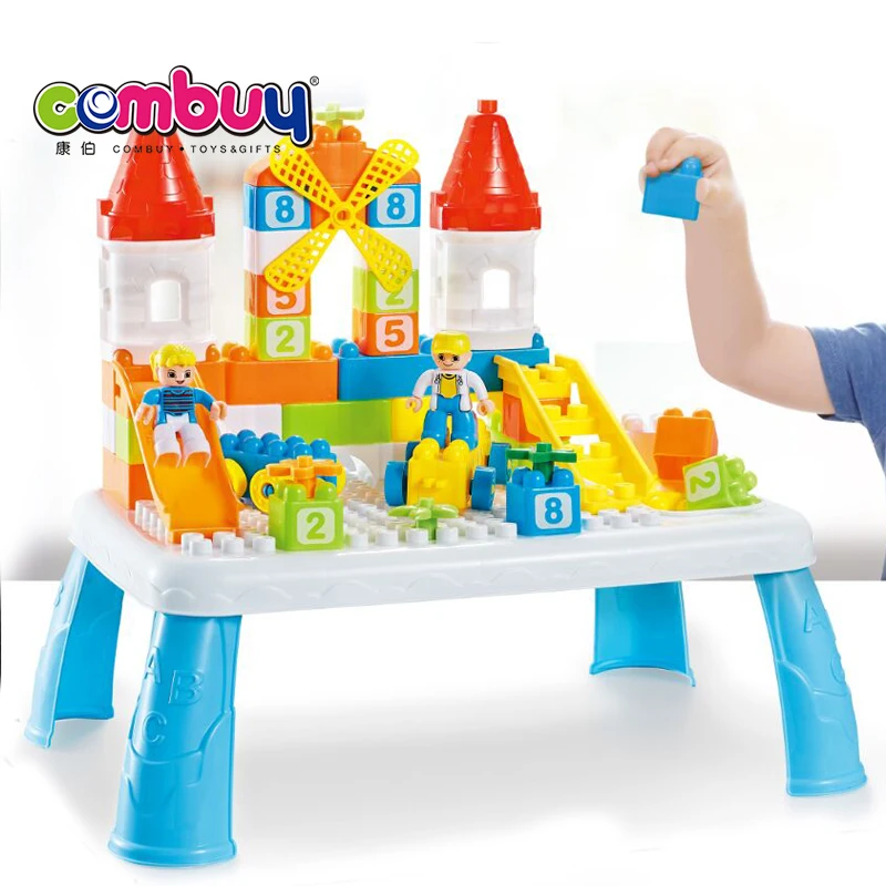 Toy Funny Desk Set Building Kids Blocks Table With 59pcs Buy