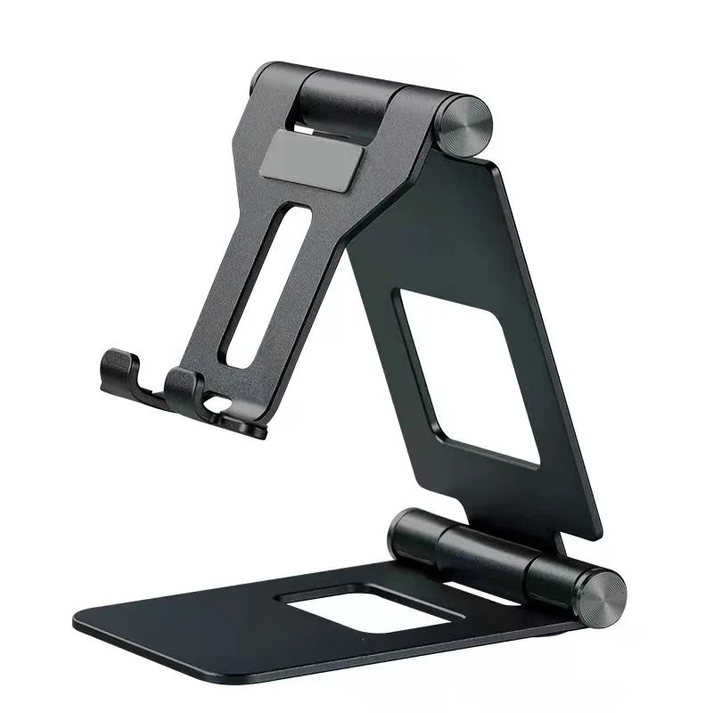 

top seller oem aluminum desktop hands stand metal desk tablet and cellphone holder cradle