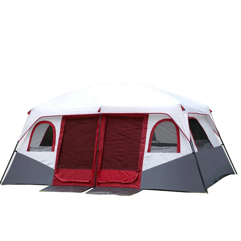 

Tent Outdoor Two-Bedroom One-Living Room Multi-Person Camping Thickened Leisure Camping Portable Double tents for events outdoor