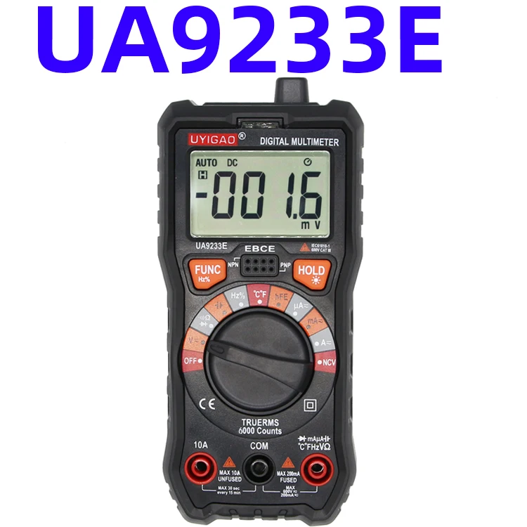 Top Seller Electric Tester Dmm Test Lead Auto Range Smart Digital