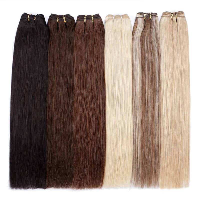 

Thick bottom 100% human invisible blue of 100 natural indonesia double russian ties human extension virgin remy double weft hair, 22#, or customization