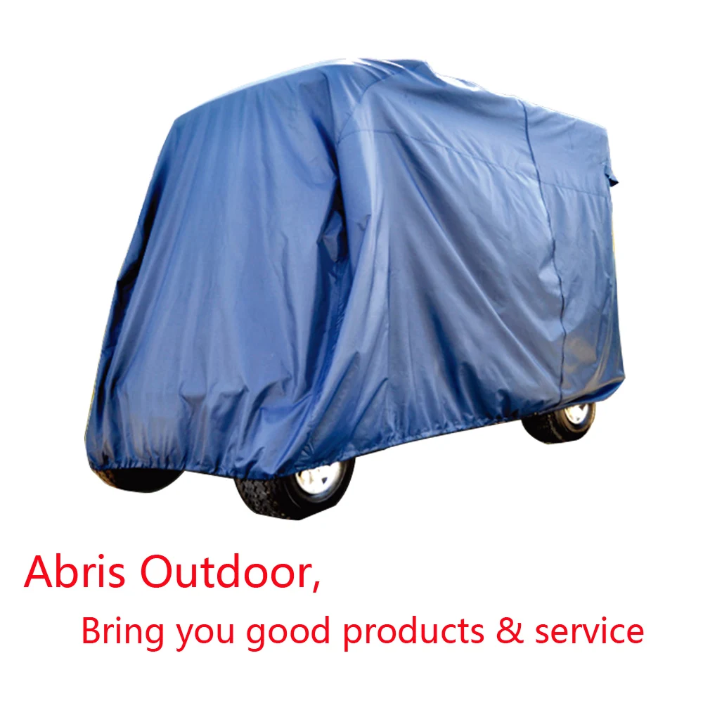Rain Hail Dust Protection Golf Club Cart Cover With Vents And A Zipper