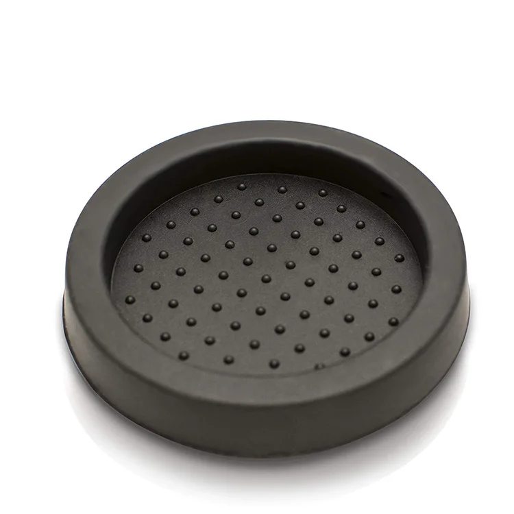 

Espresso Coffee Tamper Mat Silicon Rubber Corner Mat Coffee Maker Tamper Mat, Black