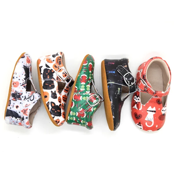 

custom print infant kids t bar import cartoon baby princess shoes for toddler little girl