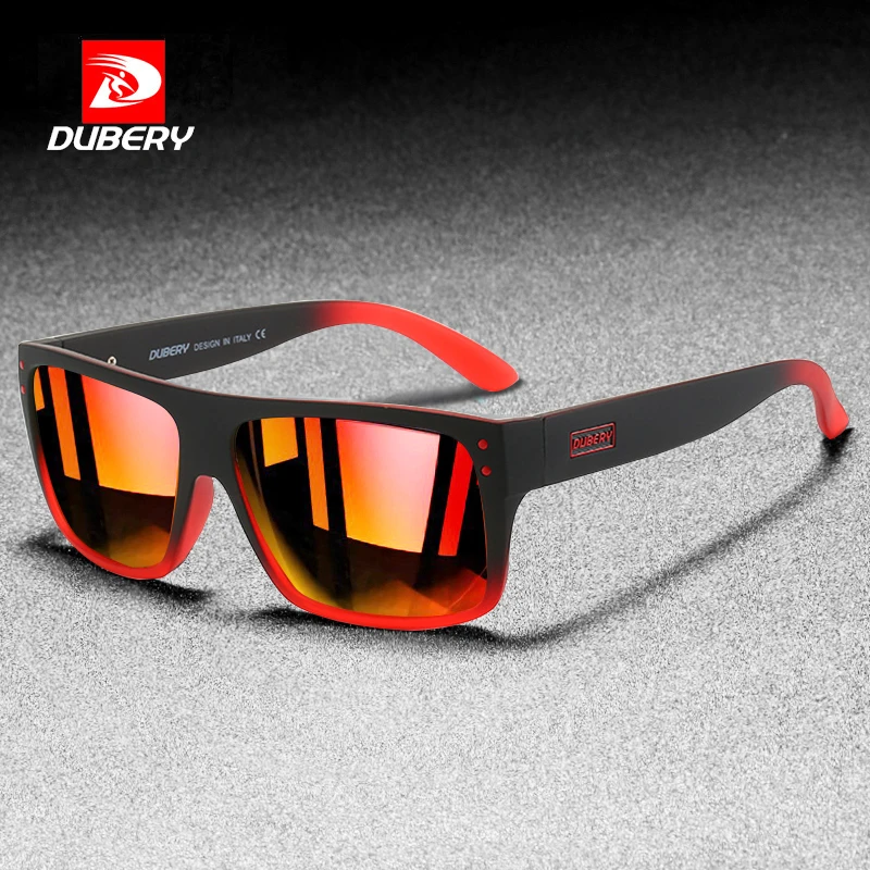 

DUBERY Oversized Square Polarized Sunglasses Men Brand Fashion Sport Style Sun Glasses Male Outdoor Travel 100% UV Goggles D911