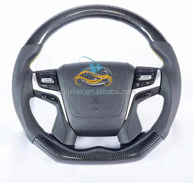 Carbon Fiber Steering Wheel For Toyota Land Cruiser Prado