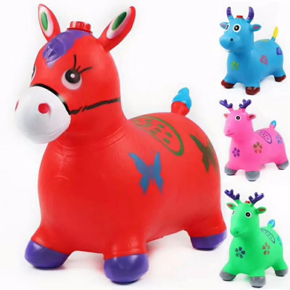 
PVC Hopping animal toys inflatable jumping horse for kids  (60505916996)