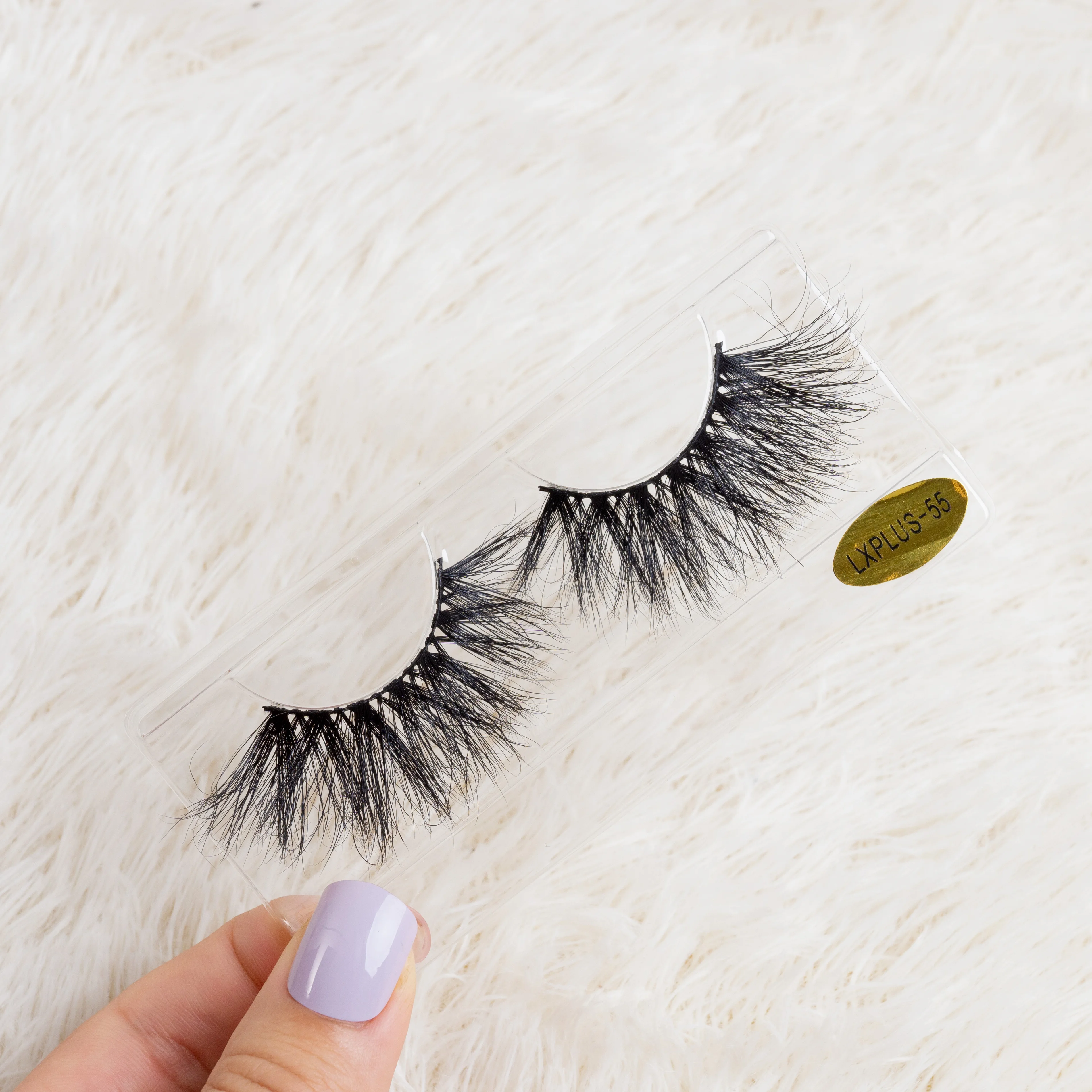 

natural mink eyelashes vendor waterproof mink lashes wholesale, Black color, colorful color also available