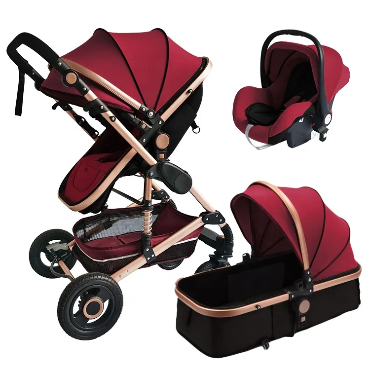 

Wholesale Baby Stroller 3 in 1/Baby Strollers And Car Seat 0-3Yrs/Cheap Folding Luxury Pram for Baby Strollers, Customized