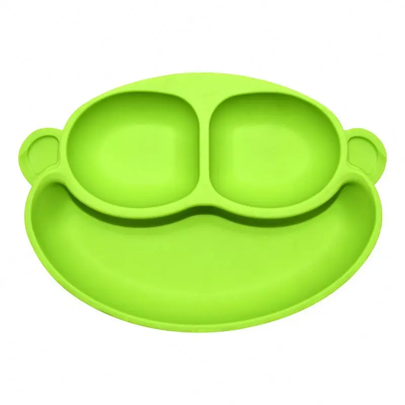 

Silicone 100% Food Grade Grip Dish Suction Plates Widely Used Superior Quality Kid Tablewares Baby Plate