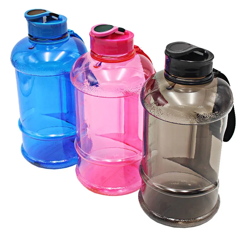 

Madou Wholesale BPA Free Plastic 1.3L Water Bottle Sports With Flip Top for Outdoor, Blue, pink, green, black, yellow