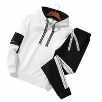 

2019 Autumn Men's Suit Clothing Hoodies + Pants Suit Hip Hop Casual Assembled Men's Sweatshirt