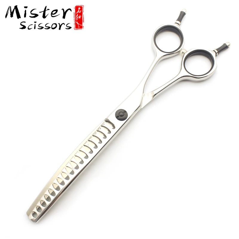 
Professional High Quality Curved Thinning Scissors Pet Grooming 6.5 inch 440C Stainless Steel 