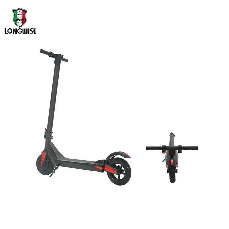 

Hot Sale Portable Two Wheels 36V 5AH Electric Scooter Powerful Motor Off Road Electric scooters for aults, Black