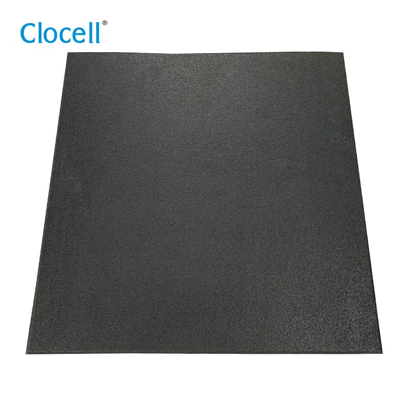 

Clocell Wholesale industrial shock absorbing black color floor mats rubber sheet