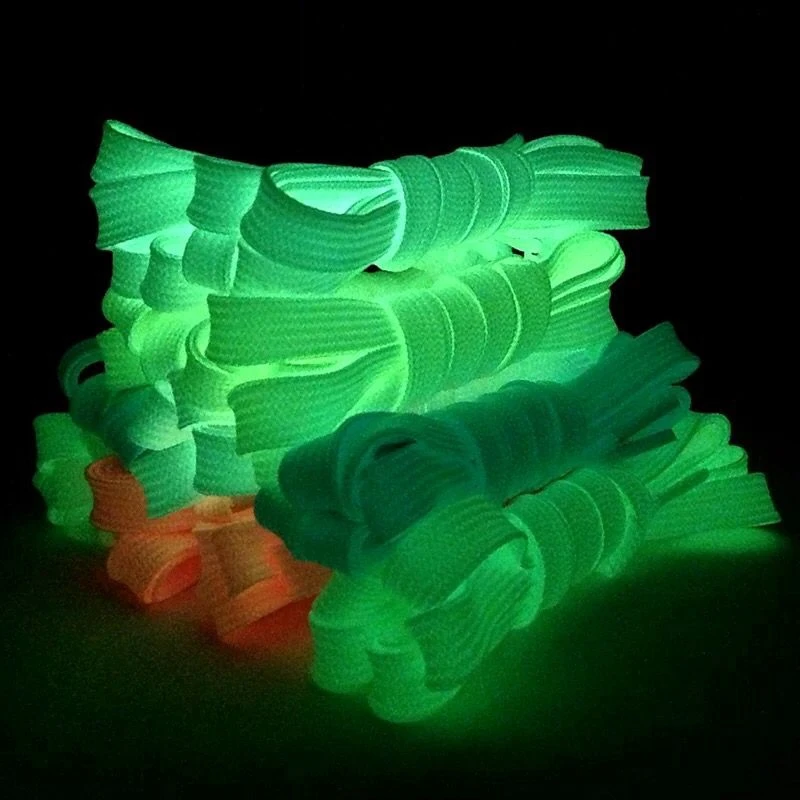 

Luminous Shoelace Sport Men Women ShoeLaces Glow In The Dark Led Fluorescent Shoelace for Sneakers Canvas Shoes, 9 colors
