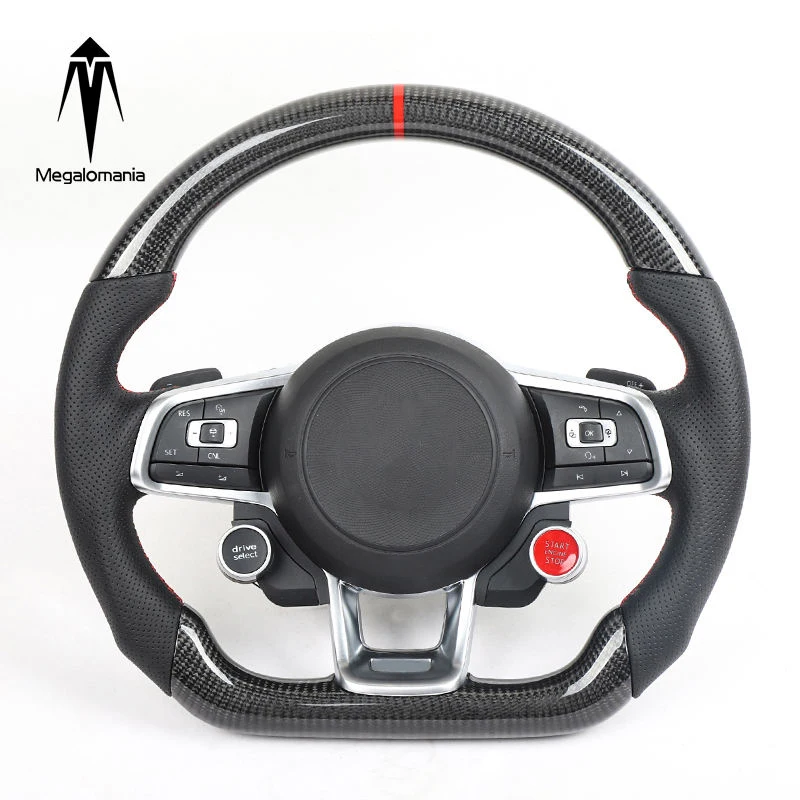 

Old modified fit for Volkswagen Polo GTI R MK7 Golf 7 carbon fiber steering wheel