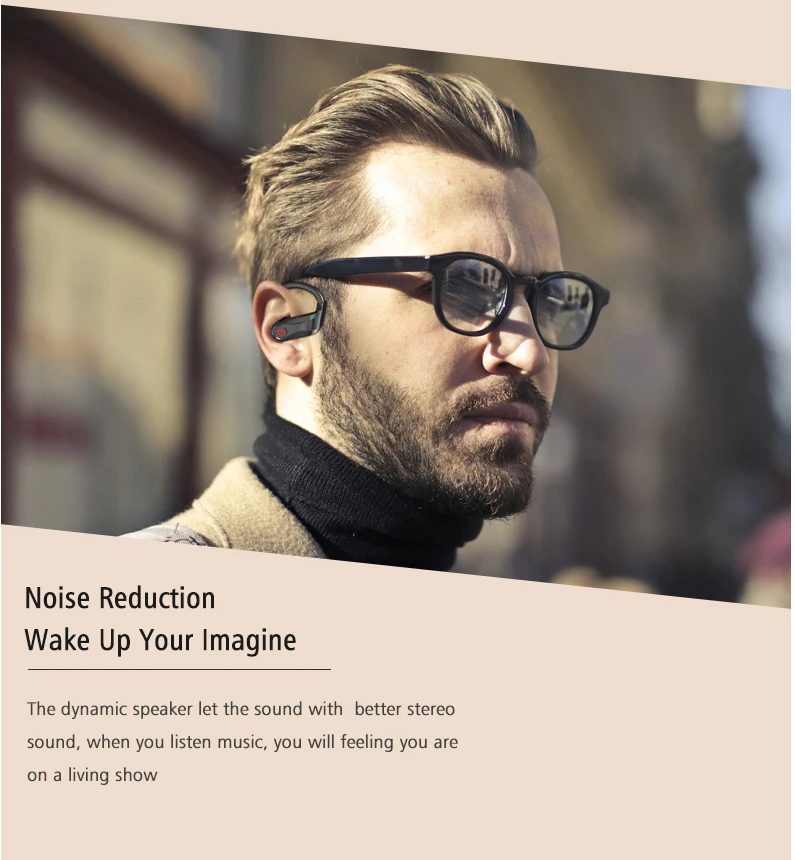 Power HBQ PRO TWS wireless earphones Bluetooth 5.0 earburds Stereo Sport headphones 950mah case Waterproof ear hook Headsets - ANKUX.COM