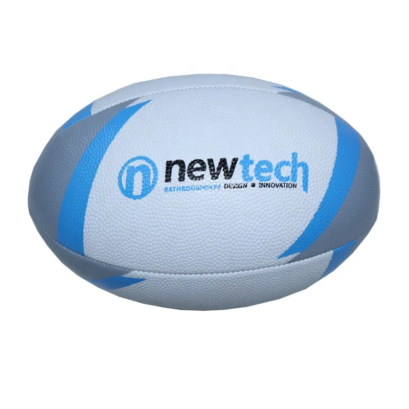 

High Quality Custom Logo PU Rugby Newest Machine Stitched Rugby Ball Size 9