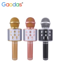 

WS-858 USB handheld Karaoke microphone for Home KTV Mini Wireless Microphone