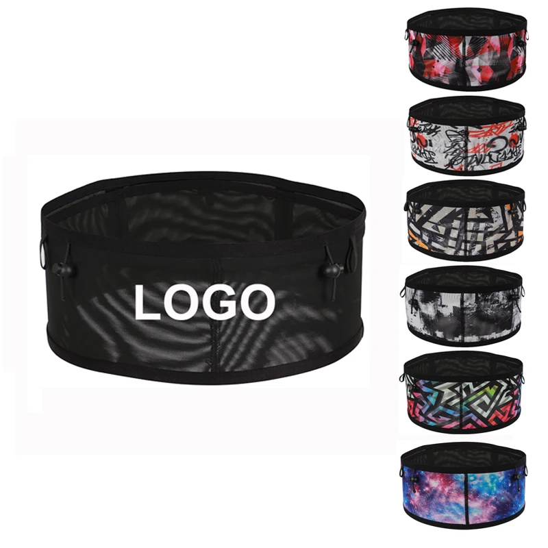 

Customized oem hiking adjustable sports running accessories Runnining waist fanny pack hydration bag with bottle