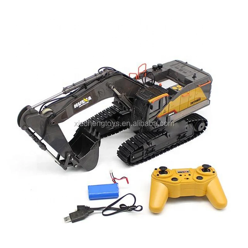 Huina New Excavator 1592 592 114 Professinal Rc Excavator Model With