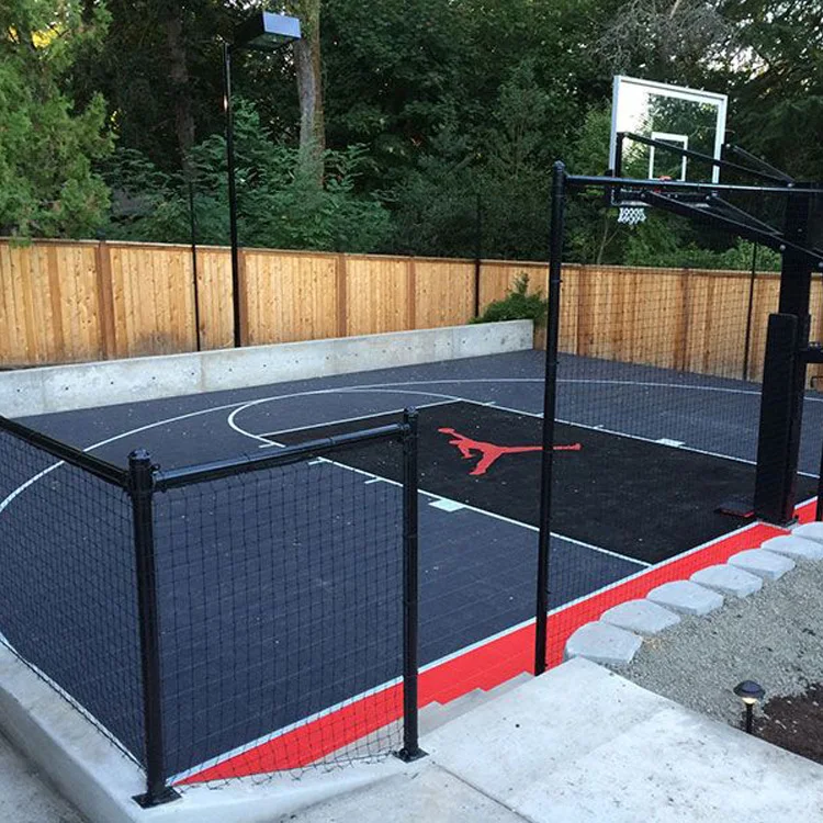 

reasonable price Multi-used friendly anti-slide waterproof sports basketball court floor Anti-skidding tiles