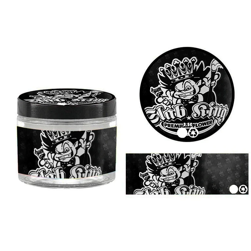 

Custom small MOQ Container Jar Packagingwhite runtz jungle boys galatti zkittelz