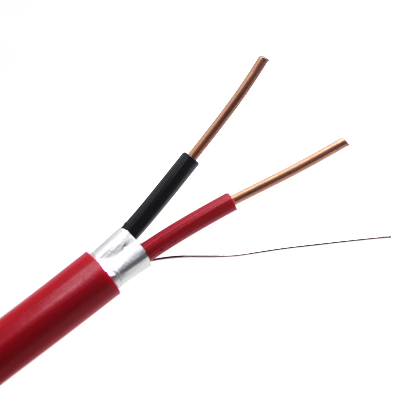 Fire Resistance Pvc Ul Fire Alarm Cable 2c 2 Core 0.8mm 1.0mm 1.5mm ...