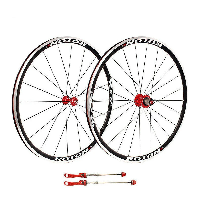 

RXR X9 700C Road Bike Wheelset Carbon Hub Bicycle Wheels Front Rear QR 100/130mm