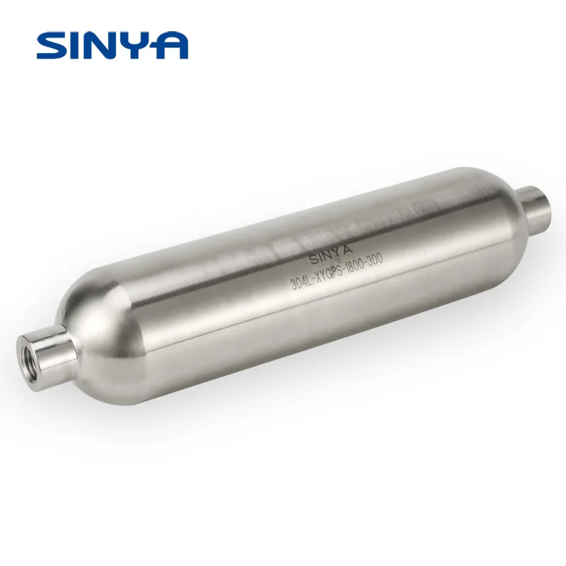 Steel 5000 Psi 1/4 Female Npt 50 Mlni Hydraulic Oxygen Cylinder