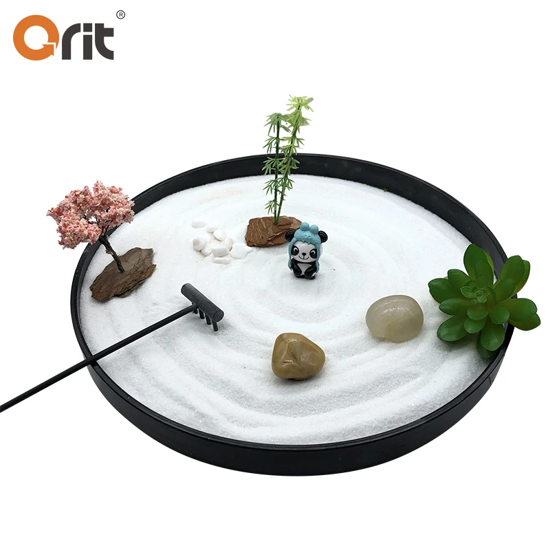 Personalized Handmade Resin Zen Garden Sand Garden For Desk Mini
