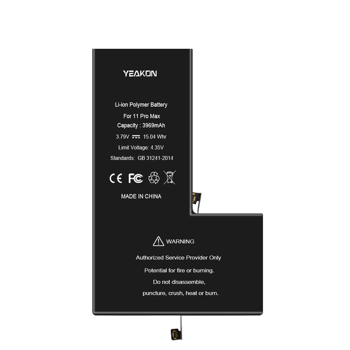 

YEAKON 11 Pro Max Battery Replacement For iPhone 5 5S 5C SE 6 6S 6P 6SP 7 7G 7P 8 8G 8P Plus X XS MAX XR 11 12 Pro MAX Batteries