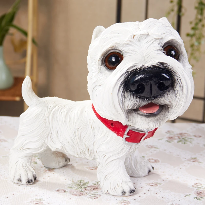 人造数字动物在树脂工艺品装饰家庭办公室桌面饰品