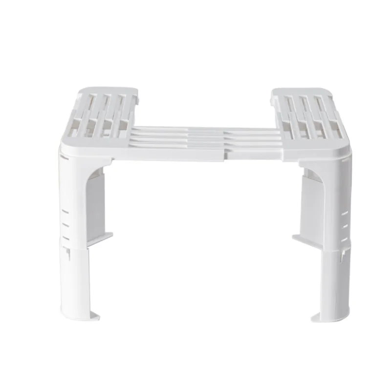 

2021 Wholesale hot selling multifunctional kitchen expandabl under sink organizer for bathroom bedroom kitchen, White