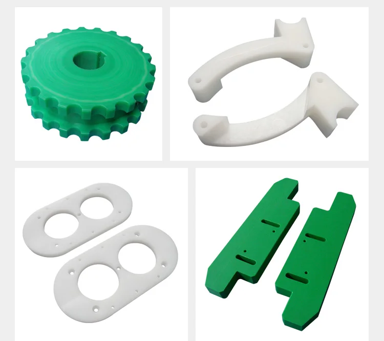 Custom PE ultra high molecular weight polyethylene processing workpiece upe shaped parts 