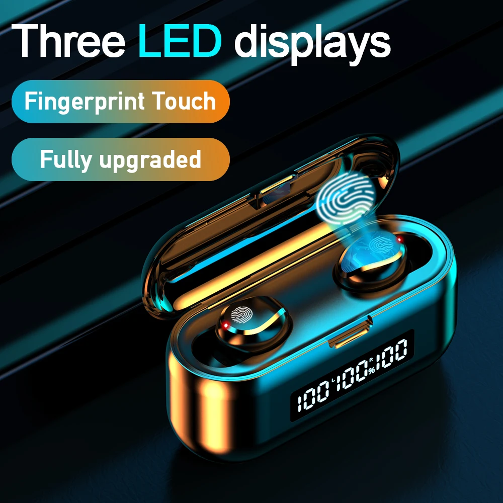 
Reenwee Auricular Bluetooth Earphone Waterproof TWS Earbuds Ear Buds Wireless Headphone BT Ear Phone Ecouteur Bluetooth Sans Fil 