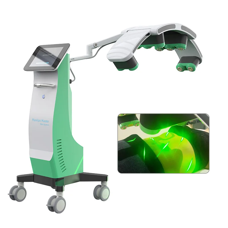 

Non-invasive 10D lipo Laser 635nm Laser Green Red light Fat Removal Cellulite Removal Body Shape Shaping Slimming Laser Machine