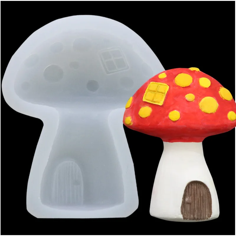 

Igloo Mushroom Plant Silicone Mold Fondant Mousse Chocolate Aromatherapy Plaster Mold Baking Pastry Cake Tool Baking Tray Mold