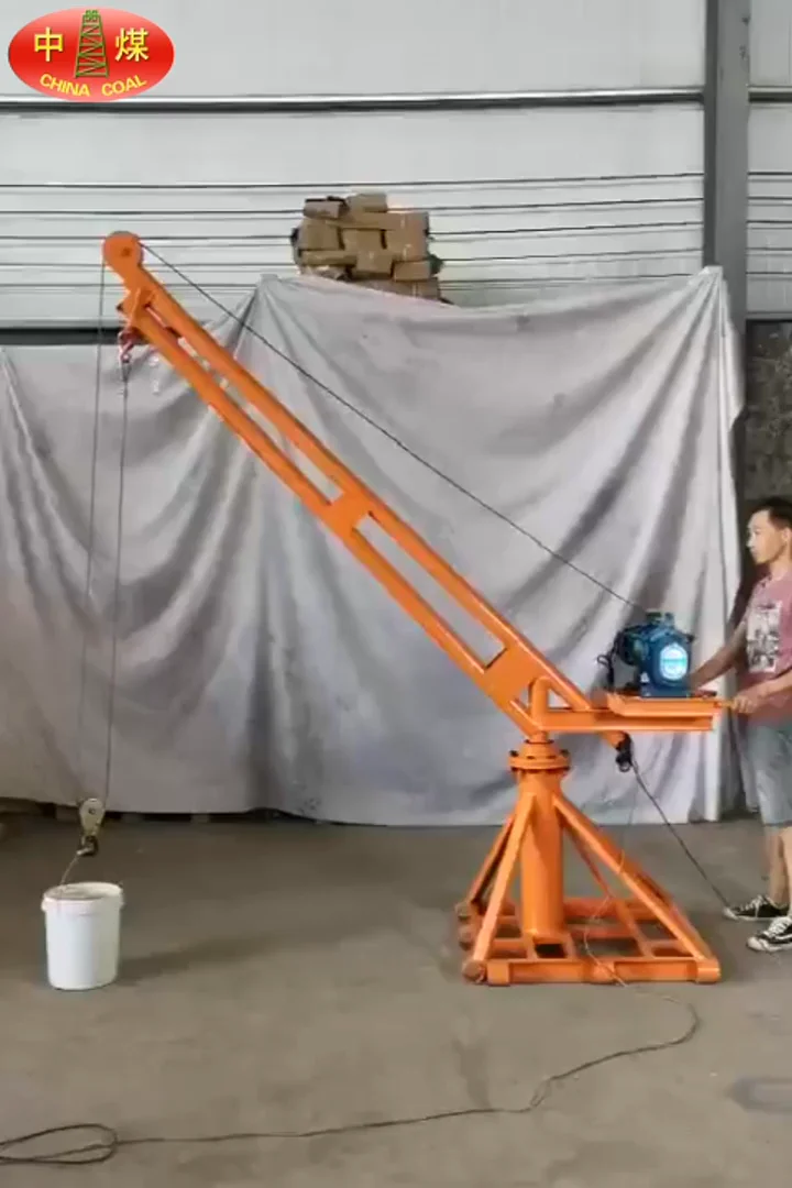 Gasoline Engine Hoist 0.3t 0.5t And 1t Jib Hoist And Diesel Engine