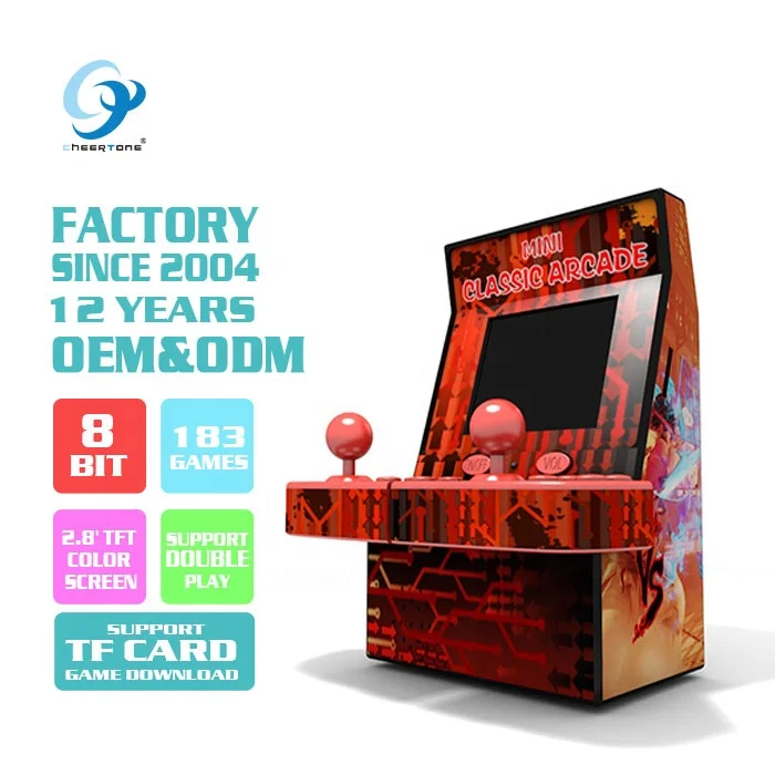 

CT881 Factory Promotion Price for Best Kids Gift 8 Bit Mini Arcade, Red