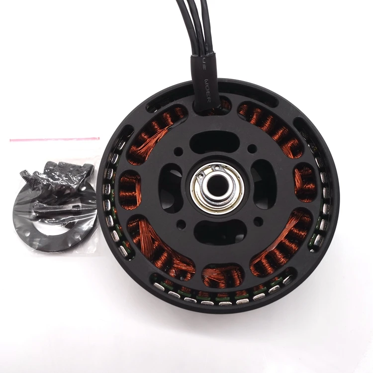 
8318 KV 100 brushless motor for Agricultural uav drone 6S/12S Water Proof Motor For Heavy Lift UAV RC Multirotor 